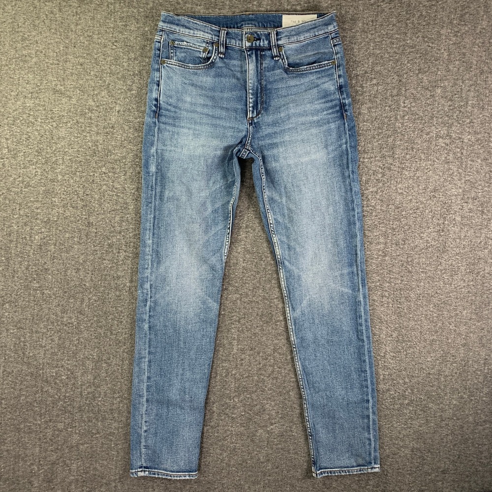 Rag & Bone Jeans Men 31x31 Fit 2 Slim Fit Carter Blue Stretch Modern Pant